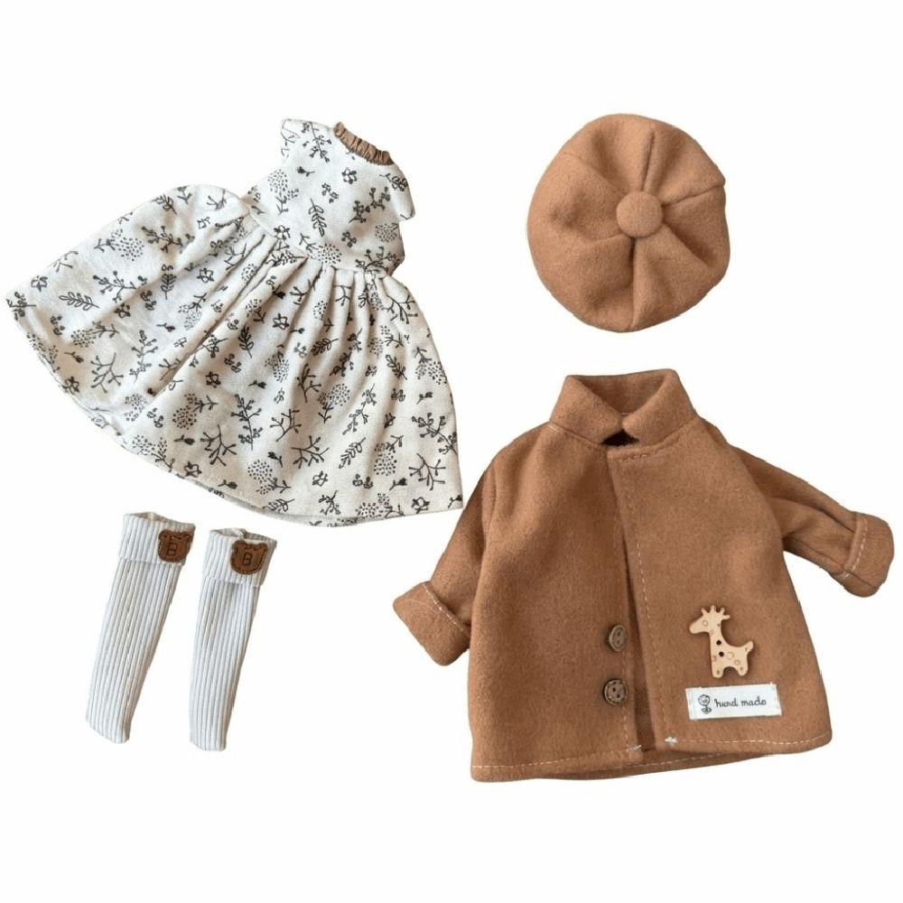 DIY 30cm Doll Clothes Mini Doll Dress New Doll Overall Suit for 30cm BJD Dolls