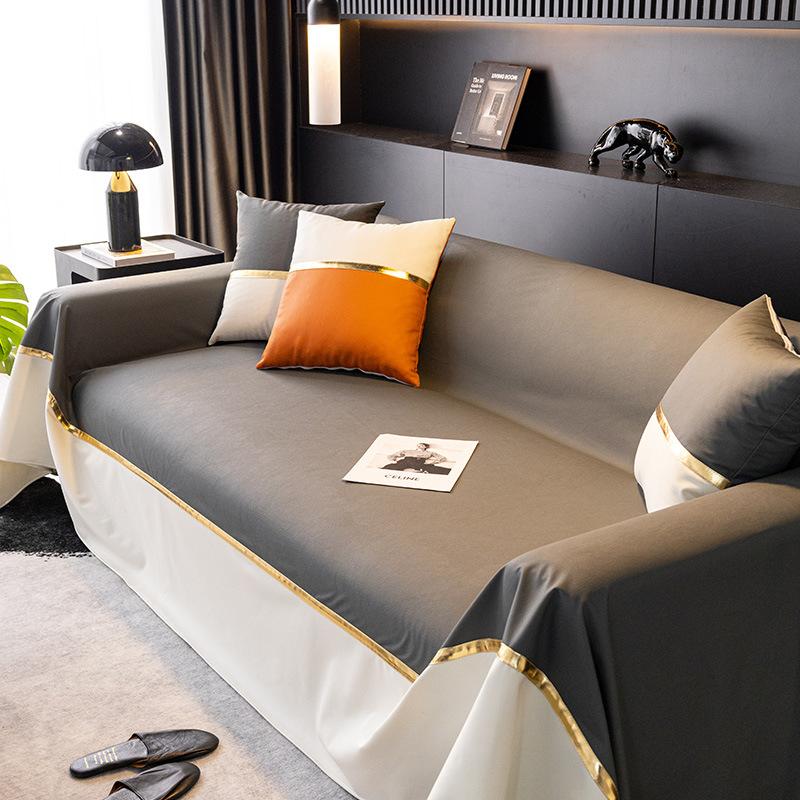 

Водонепроницаемая технологичная ткань, чехол для дивана, полотенце, универсальный чехол для дивана Four Seasons, устойчивый к царапинам, универсальный универсальный чехол с полным покрытием 180*130cm