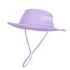 Children's Hat Summer Breathable Sunscreen Hat Solid Color Large Brim Bucket Hat Boys and Girls Outdoor Travel Sun Hat