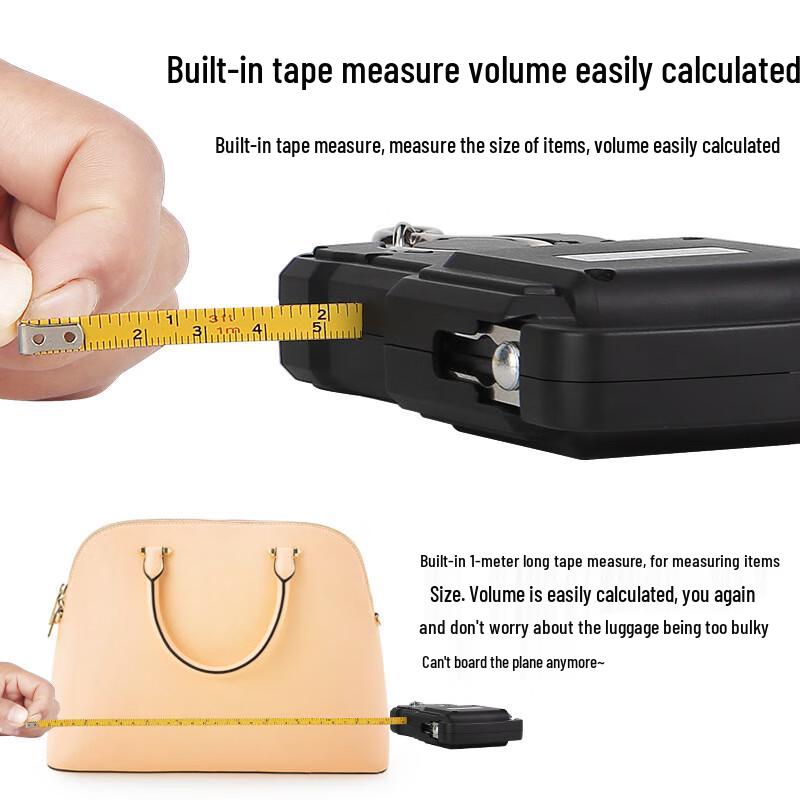 Rechargeable Portable Digital Scale with Tape Measure (CN Version)
