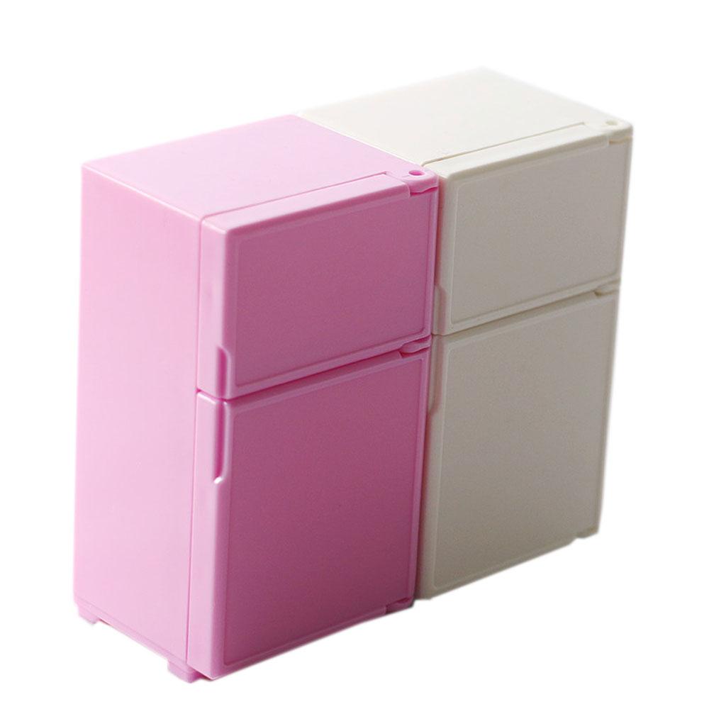 10Pcs Dollhouse Kitchen Miniature Refrigerator Toys Mini Doll House Fridge Figurines Kitchen Home Decoration Accessories