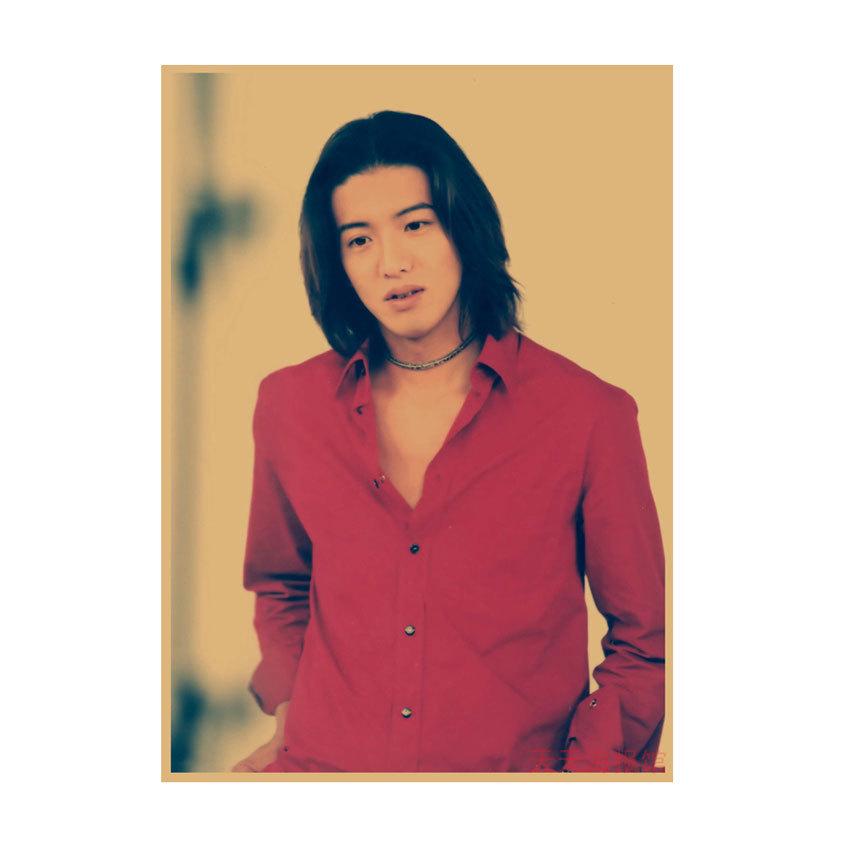 Takuya Kimura Japanese Star Kraft Paper Poster Decor for Dorm, Bar, or Cafe - 585