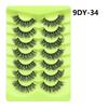 7 Pairs Natural Long False Eyelashes Thick Fluffy Lashes 3D Mink Lashes  Cosmetic Tool