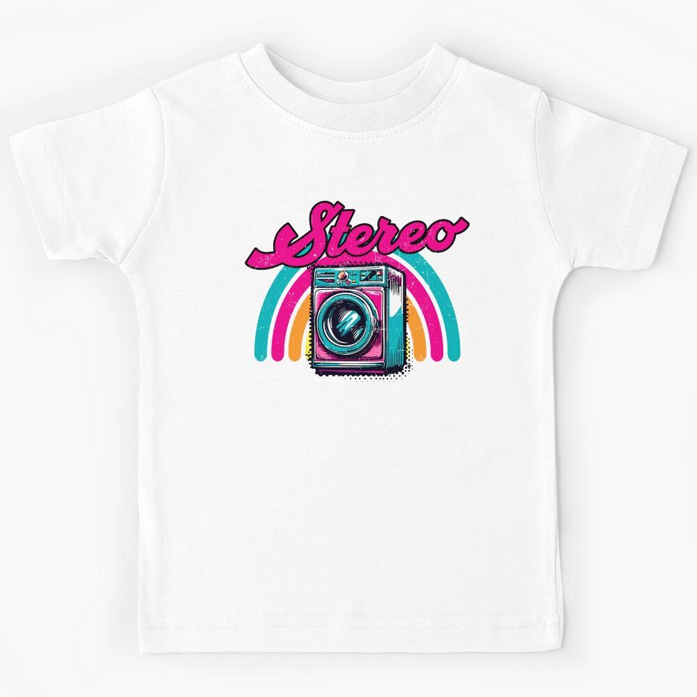 Washing Machine Vintage Stereo Kids T-Shirt 160