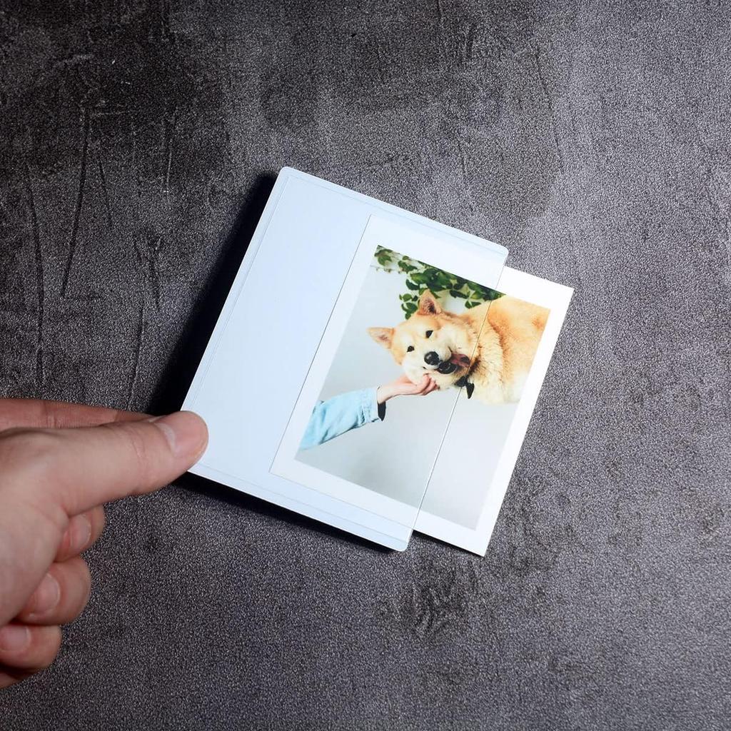 Magnetic Polaroid Picture Frame 2.5 X 3.5, Tax Mini Photo Frame for Fridge, Wallet Size Picture Frame, 10 Pack