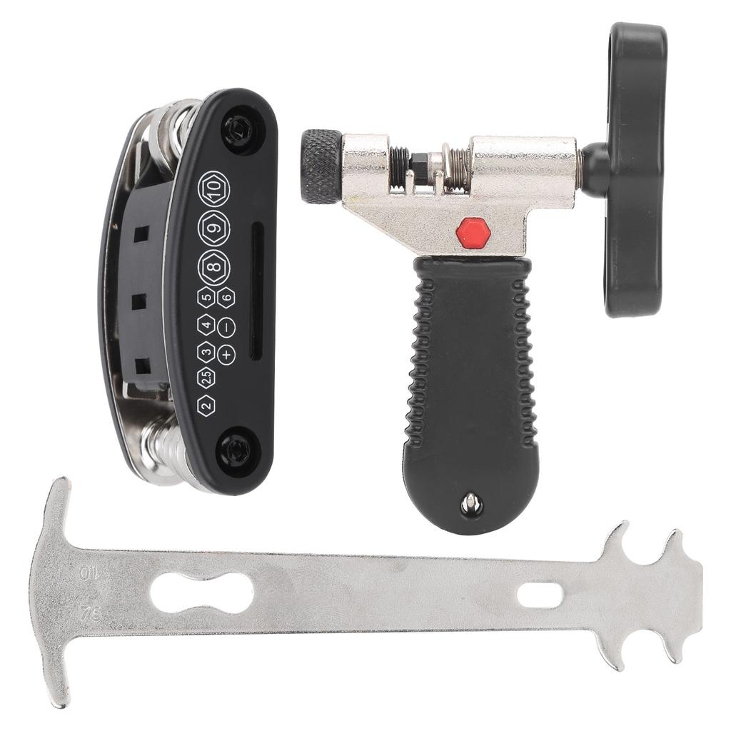 16 In 1 Bicycle Repair Tool Kit Chain Breaker Splitter Chain Wear Indicator Tool Kit