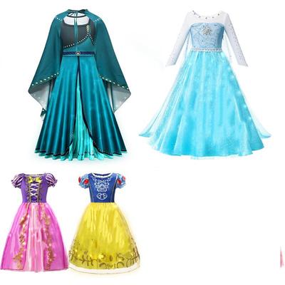 Princess Dress Girl Kid Birthday Party Clothes Halloween Cosplay Costume