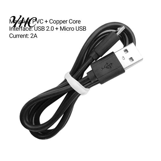 Charger Wire Charging Cable Tangle-free Stable Output 2A Micro USB Data Charge Mobile Phone for Android Bluetooth-compatible Headset Line