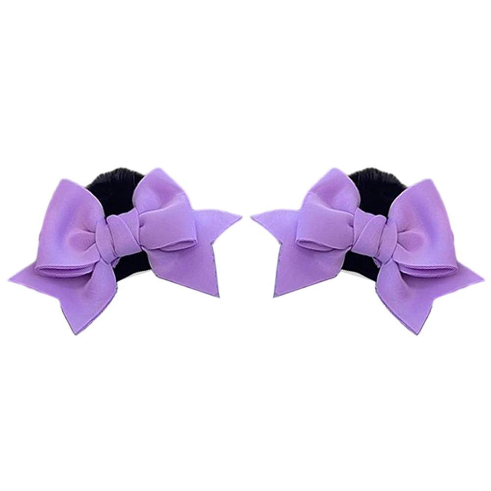 2Pcs Motorcycle Universal Helmet Cute Decoration Butterfly Knot Ears Gifts For Girl  Riding Sking Helmet Sticker Accessories