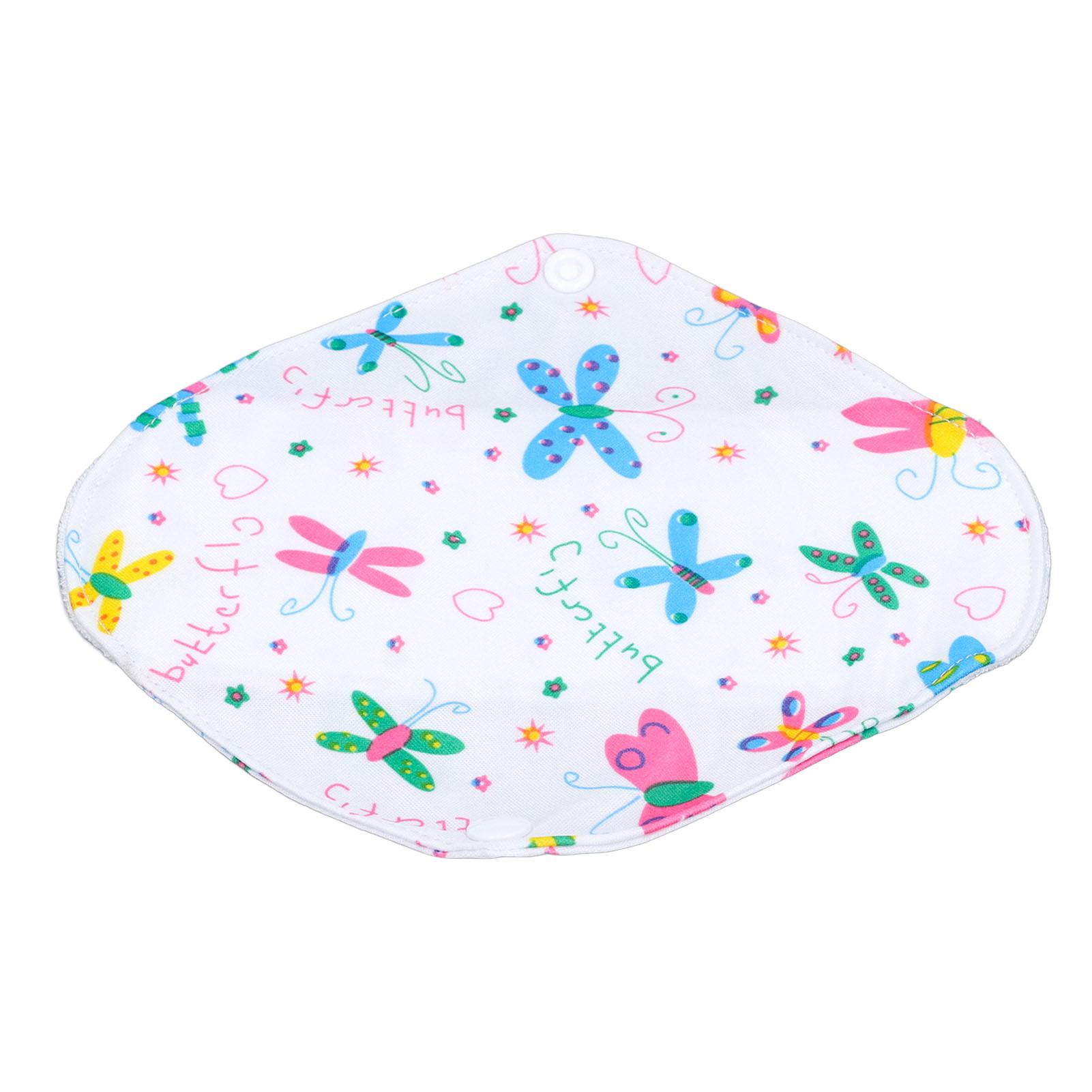 

5 шт. Многоразовые менструальные прокладки Моющиеся Водонепроницаемые Удобные Дышащие Гигиенические из бамбукового угля