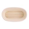 Handgefertigter ungebleichter natürlicher Rohr-Gärkörbchen Teig Brot Backset 25x14.5x8cm