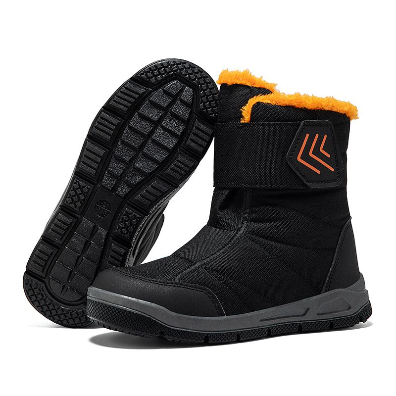 Winter Children's Snow Boots Waterproof Cotton Shoes Thick Warm Non-slip Boots In The Tube Casual Kids High-top Boots