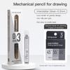 0.3 0.5 0.7mm Automatic Pencils Low Center of Gravity Retractable Nib Mechanical Pencil Set School Writing Art Painting Tools