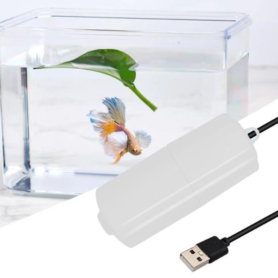 1 Set Aquarium Luftpumpe USB Lade Effiziente Sauerstoffversorgung Leiser Betrieb Energiesparende Sauerstoffpumpe Aquarium Versorgung