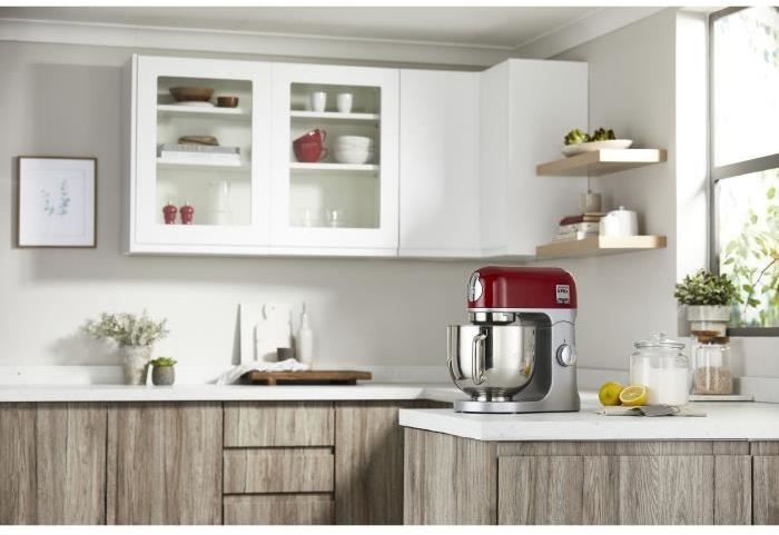 Stand Mixer - KENWOOD kMix KMX750RD - Metal Body - Red - 6 Speeds - 1000 W - 5 L Stainless Steel Bowl