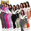 Women's Fashion Casual Long Sleeve Pants Suits