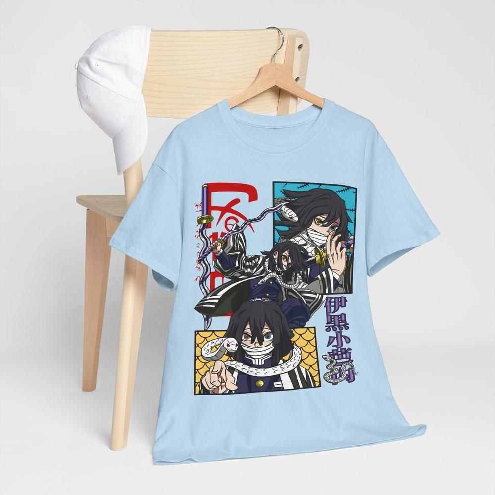 Obanai Iguro TShirt Kimetsu No Yaiba Anime Nezuko Tanjiro Shirt gift 2025 M