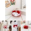 Cute Anime Cartoon Kids Crossbody Bag Red Pearl Princess Purse Perfect For Toddler Girls