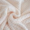 2024 New Pineapple Plaid Blanket Solid Color Sofa Milk Fleece Blanket Office Lunch Break Air Conditioner Blanket