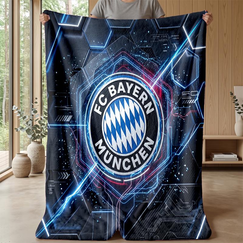 Bayern Munich Theme blanket Soft Flannel Blanket Plush Throw Blanket Cozy Sofa Bed Blanket for Home Decor