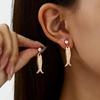 European and American INS Hot-selling Accessories, Summer Beach Starfish and Small Fish Decorative Earrings, Women's Earrings