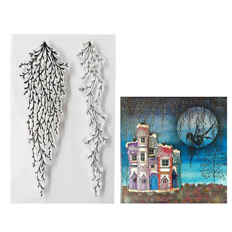 Buy Tree Vine Silicone Clear Seal Stamp DIY Scrapbooking Embossing ...
