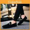 Elegant Mens Casual Work Loafers Shoes With Premium Artificial Suede And Rubber Soles