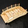Japanese Sushi Wooden Boat Arch Sushi Bridge Boats Sashimi Platter Cooking Dry Ice Platter Dragon Boat Sushi Platter