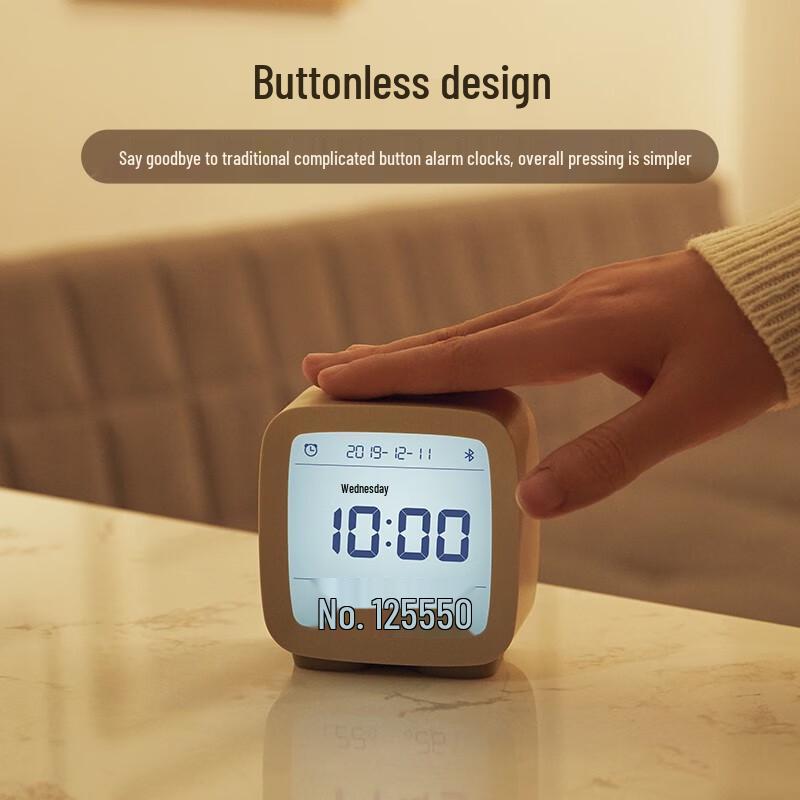 Qingping Smart Bluetooth Alarm Clock with Temp/Humidity
