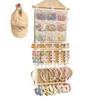 Kids' Hair Accessories Organizer: Wall-Hanging Display for Hair Ties, Headbands, Clips & Jewelry