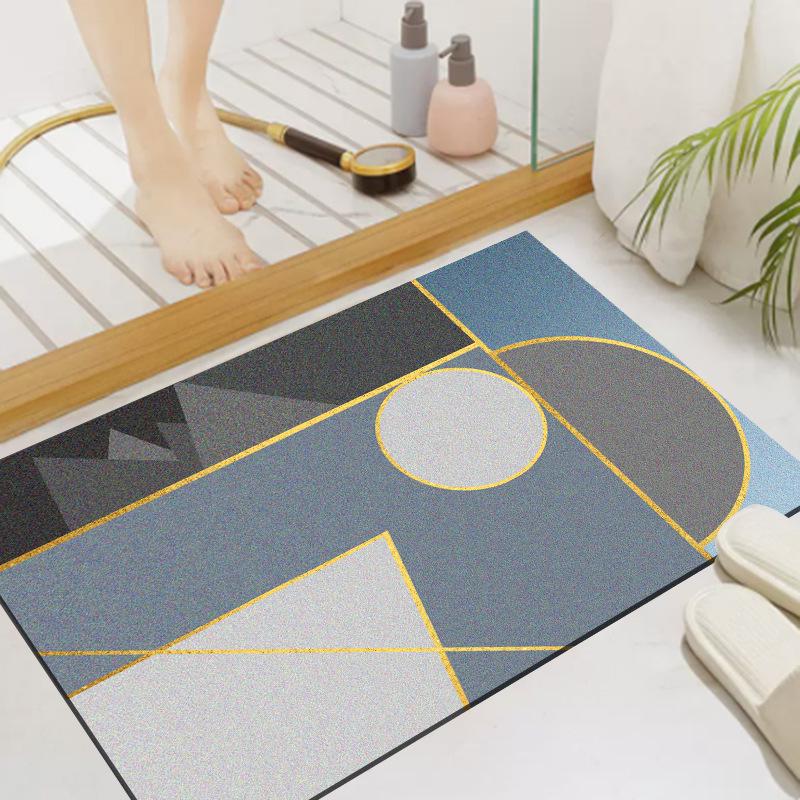 Diatom Mud Bathroom Mat: Soft, Absorbent, Non-Slip, Quick-Drying Custom Foot Mat