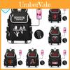 Mochila Impermeable Stranger Things 4 Perfecta Para Estudiantes Y Adultos Con Gran Capacidad Y Función Recargable USB