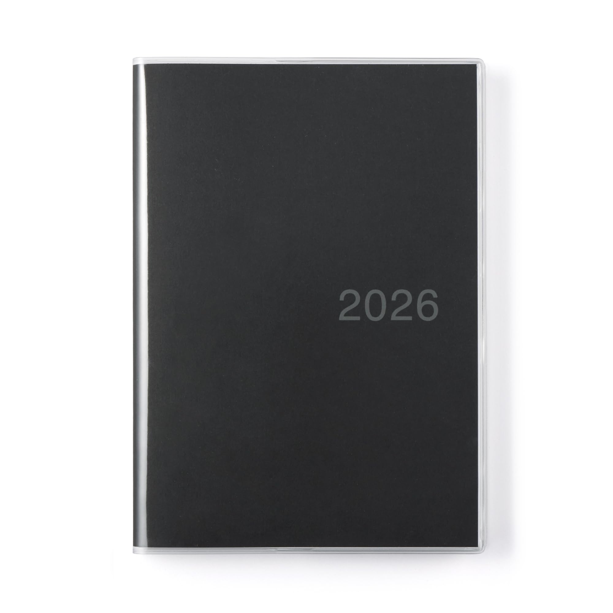 

MUJI Starting December Monday 84854378 At-a-Glance Planner, Monthly/Daily, 2025, Start, A5, Black, чёрный