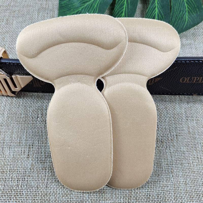 

2 в 1 Наклейки на пятки Противофрикционные наклейки для ног Поролоновые Т-образные наклейки для женских туфель на высоком каблуке для предотвращения соскальзывания пятки и боли Толстые накладки на пятки 1 pair жёлтый