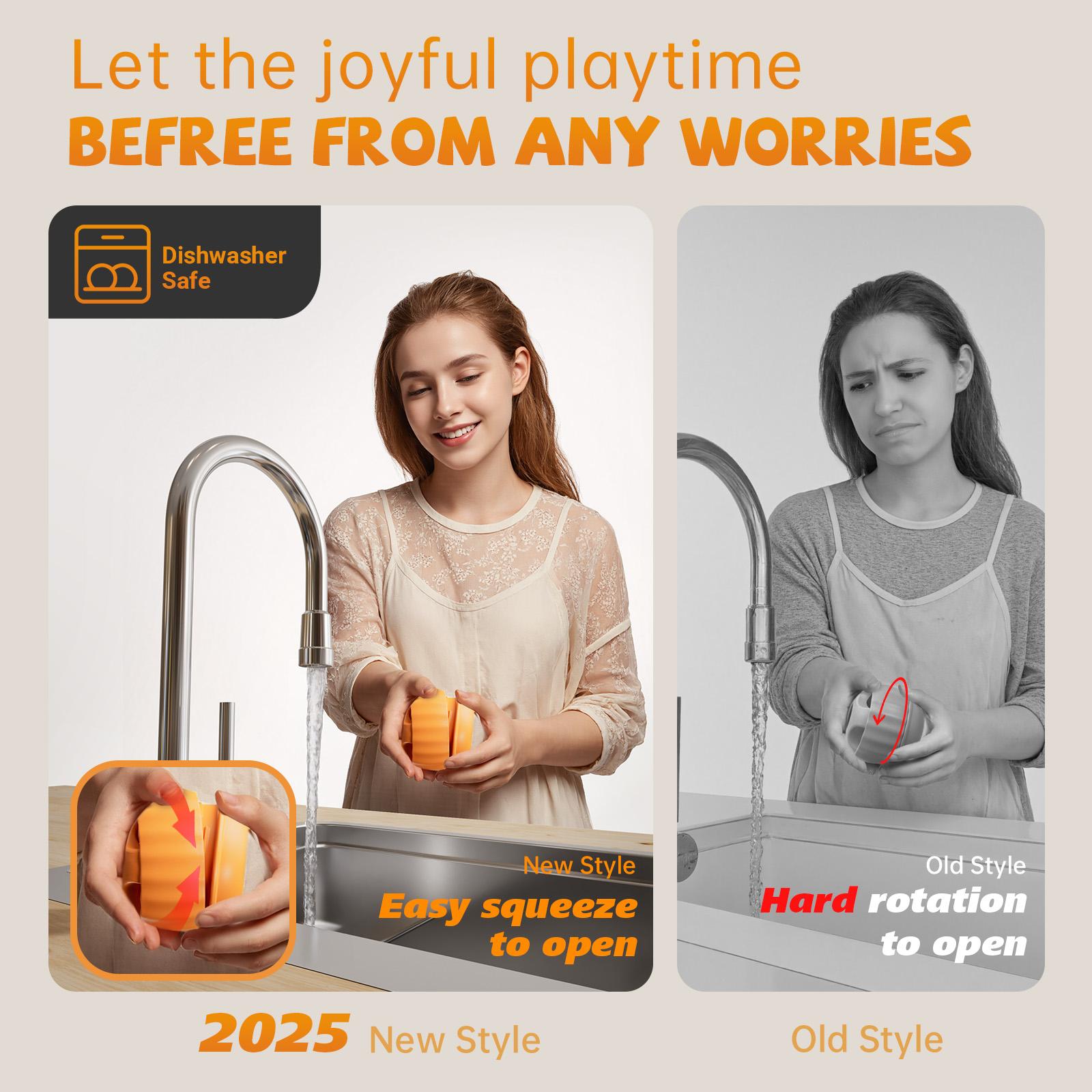 Interactive Dog Toys for Boredom - Dog Treat Molds Silicone Healthy Treats for Dogs puppy Enrichment Toy for Frozen in Summer