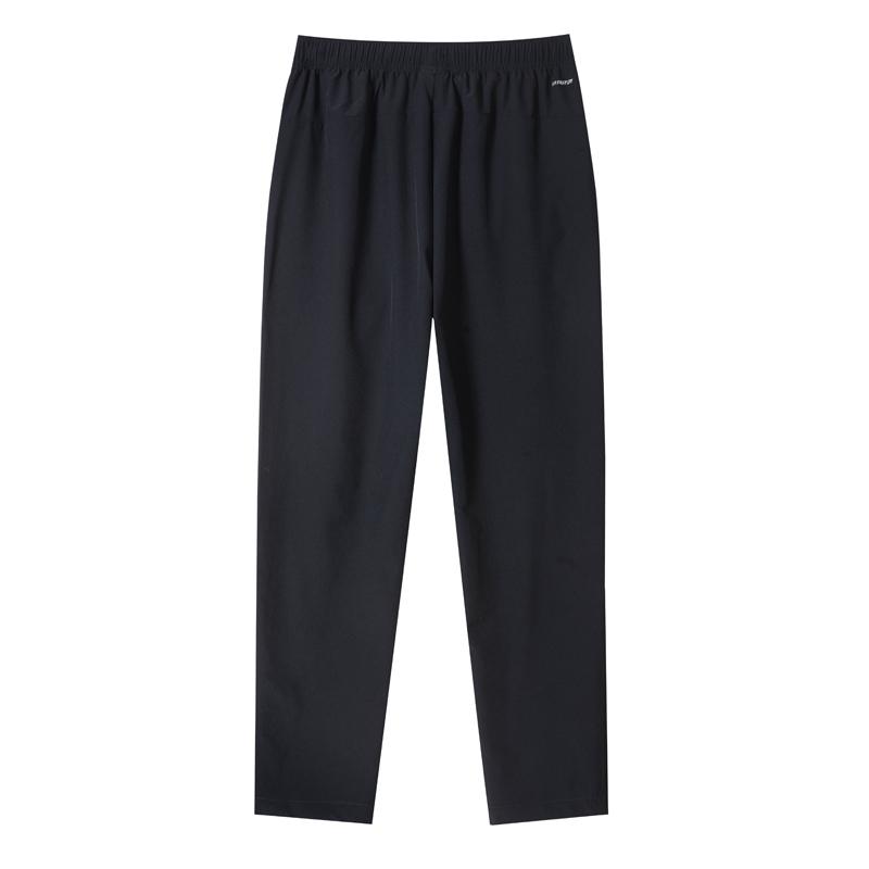 Li-Ning Summer Sports Pants Ice Silk Quick-Dry Breathable Long Pants Men bottoms Black AYKW525