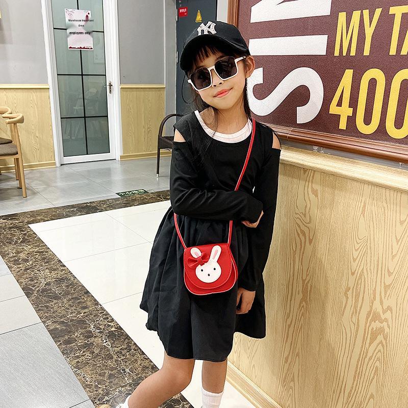 Korean Stylish Mickey Bow Crossbody Bag for Women & Kids - 2025 Autumn/Winter Collection