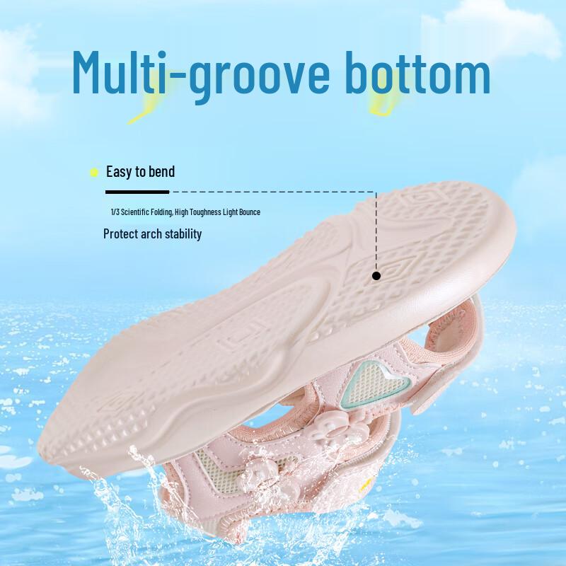 Babadou Girls' Summer Casual Sandals