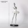 Ballet Girl Resin Statue - Cute Dancer Figurine for Children's Room Decor, Birthday Gift, Ballet Lover Collectible Art