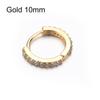 Daith Conch Snug Silver Gold Rosegold Nose Ring CZ Ear Piercing  Huggie Hoop Earring Body Jewelry