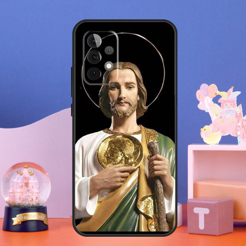 San Judas Tadeo Case For Samsung Galaxy A54 A34 A24 A14 A53 A33 A13 A52 A32 A22 A12 A71 A51 A15 A25 Cover