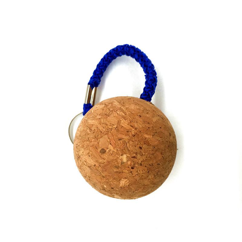 Runder Schwimmender Korkkugel Schlüsselanhänger Schwimmer Kajak Seil Auftriebsfähiger Schlüsselring Schwimmende Korkkugel Segeln Schlüsselanhänger Kreativ 50mm Neu