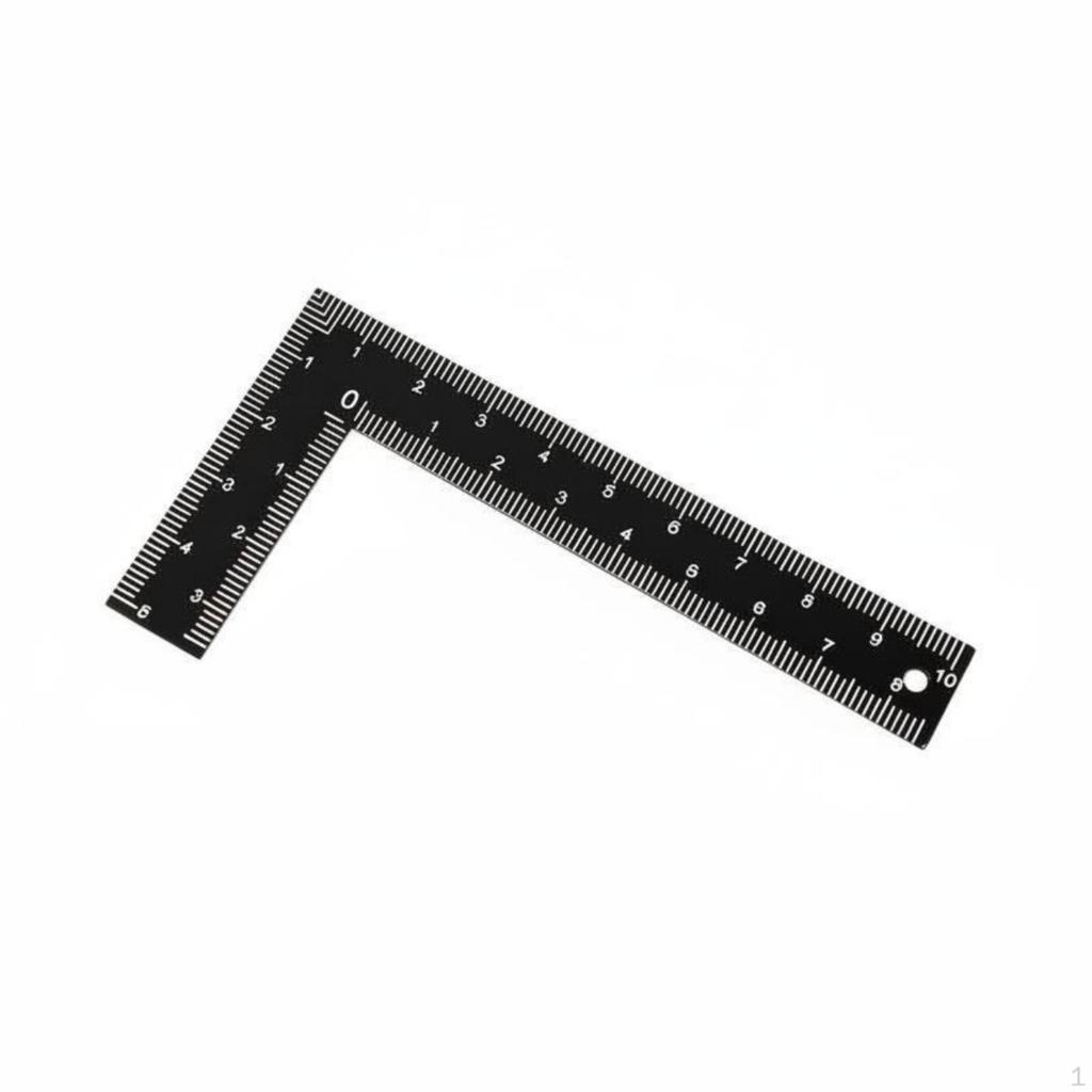 Right Angles Ruler Thickened Carpentry Square Steel for Woodworkers, Carpenters,