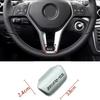 Car Emblem Steering Wheel Sticker Decoration Accessories For Mercedes Benz AMG Brabus Maybach W204 GLC CLA W205 W203 W206 W108 bup2