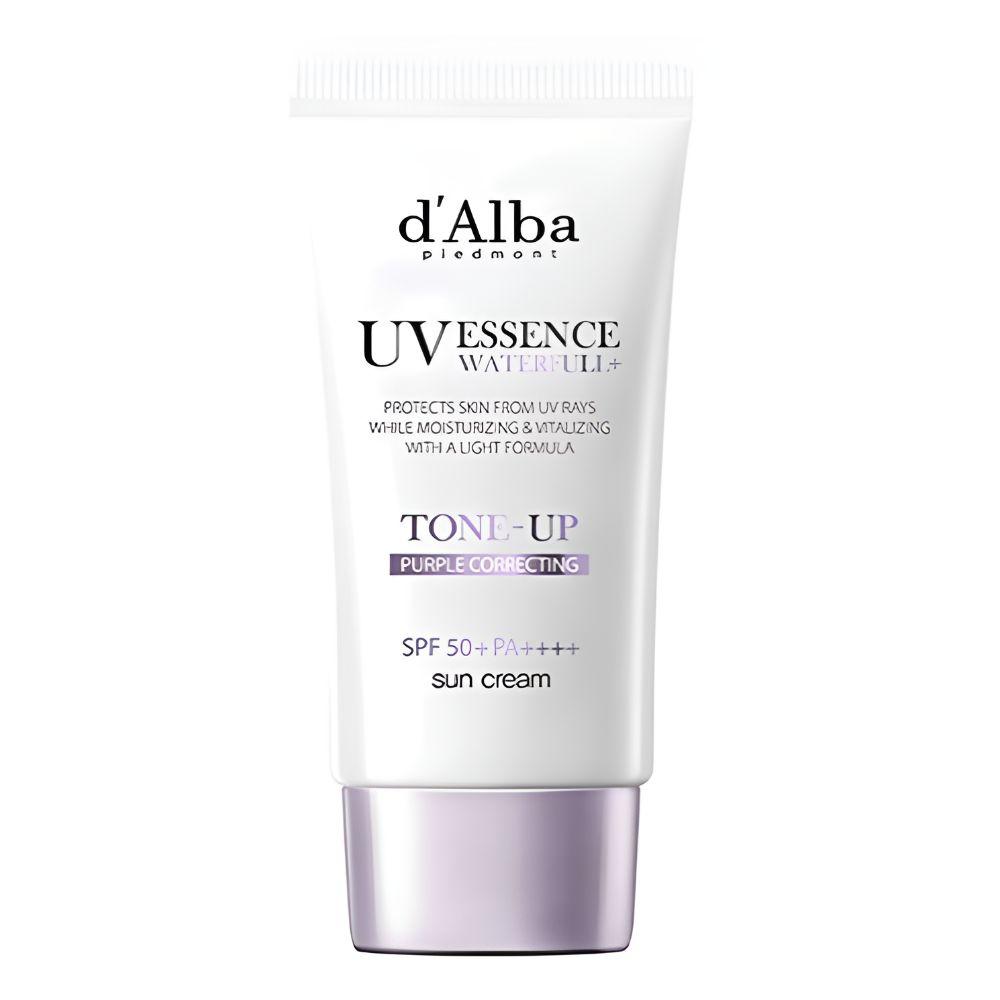 d Alba Waterfull Purple Tone-Up Sunscreen 50ml Vegan Brightening Glow Sun