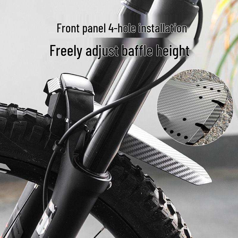 Universal Carbon Fiber Mountain Bike Front & Rear Mudguards for Off-Road