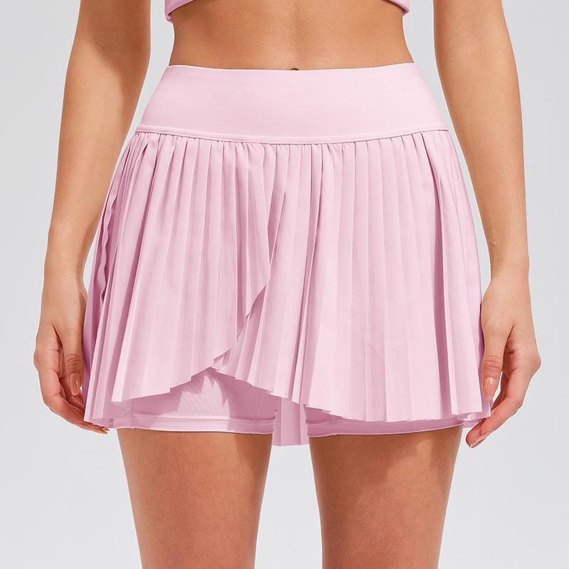 Damen Freizeit Plissee Sport Minirock - Slim Fit, Anti-Exposition, Perfekt für Tennis, Outdoor-Fitness, Yoga, Sommerbekleidung