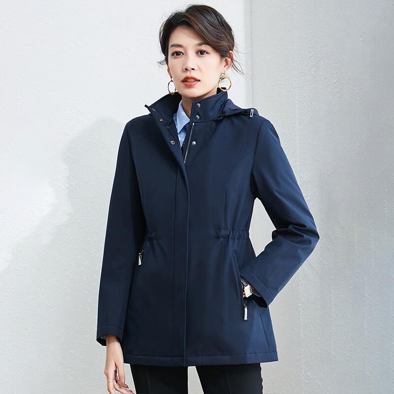 Kasey Unisex 90% White Goose Down Mid-Length Workwear Coat