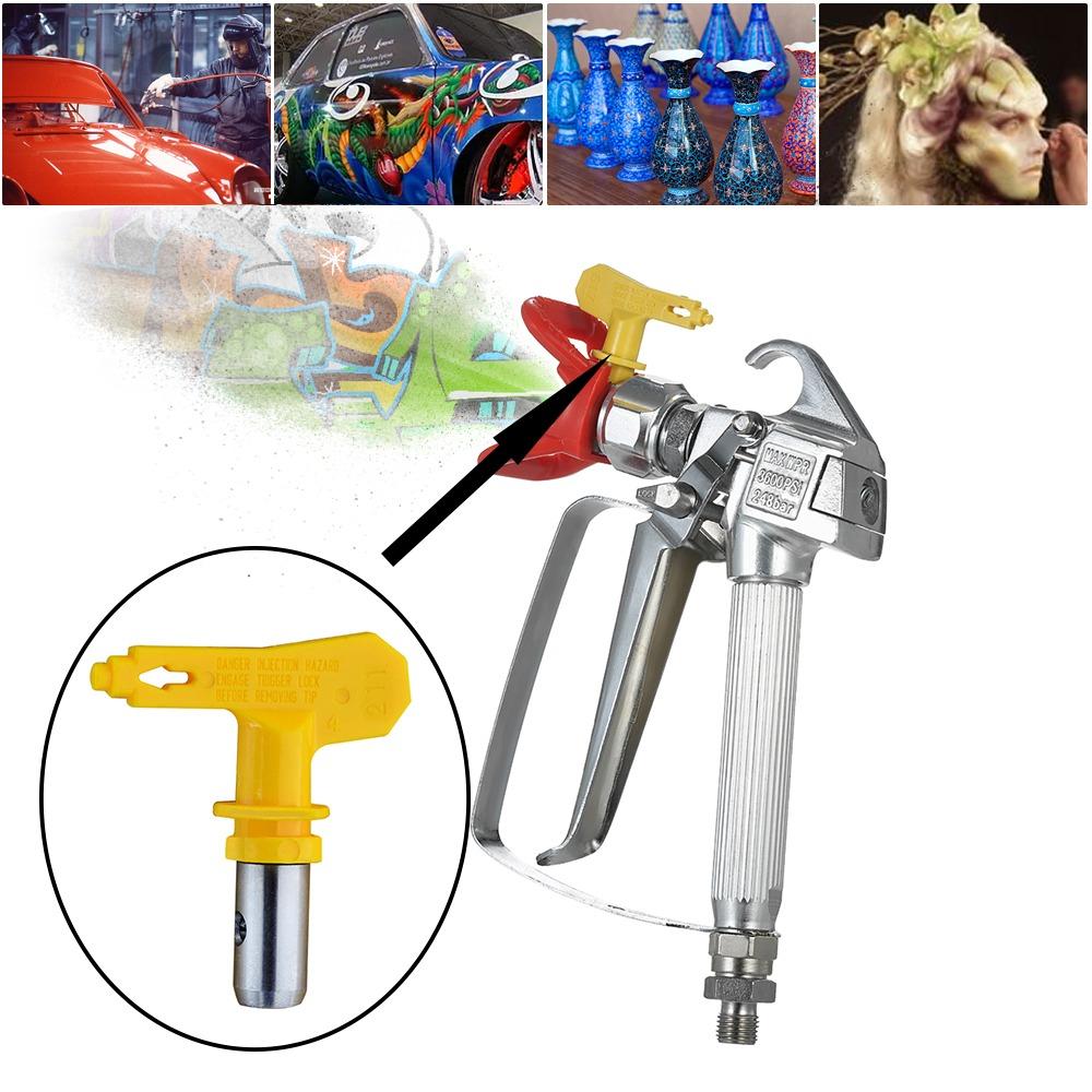 4pcs High Pressure Paint Sprayer Nozzle Electric Powered High Pressure Spray Tip Home Painting