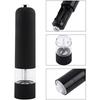 Automatic Electric Pepper and Salt Grinder Battery Operated One Hand Spice Mill with LED Light Adjustable Grind for Kitchen BBQ